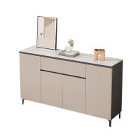 苏宁 质凡 现代简约厨房储物柜家用置物架餐边橱柜/ZF-CG020/1400*350*900mm