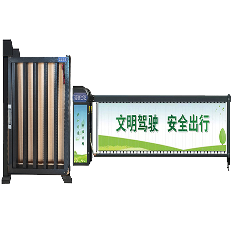 瑞琅玟珑 重型广告道闸人行电动门 RL-KD100 套