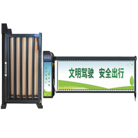 瑞琅玟珑 重型广告道闸人行电动门 RL-KD100 套