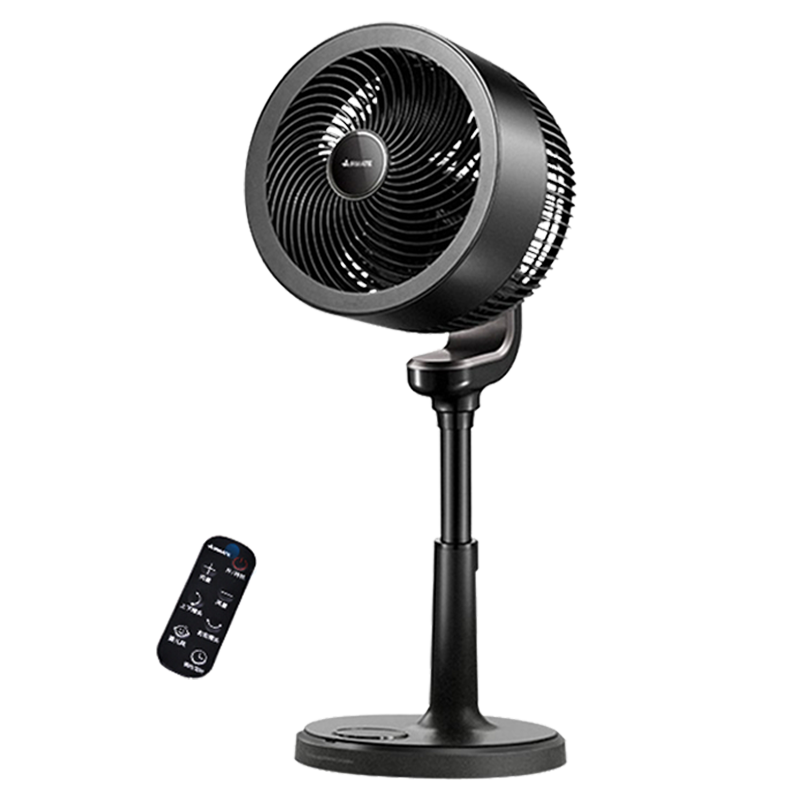 艾美特(Airmate)空气循环扇立式空气对流直流变频3D立体送风轻音节能电风扇黑天鹅FA23-RD33