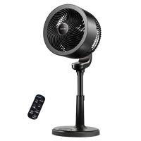 艾美特(Airmate)空气循环扇立式空气对流直流变频3D立体送风轻音节能电风扇黑天鹅FA23-RD33