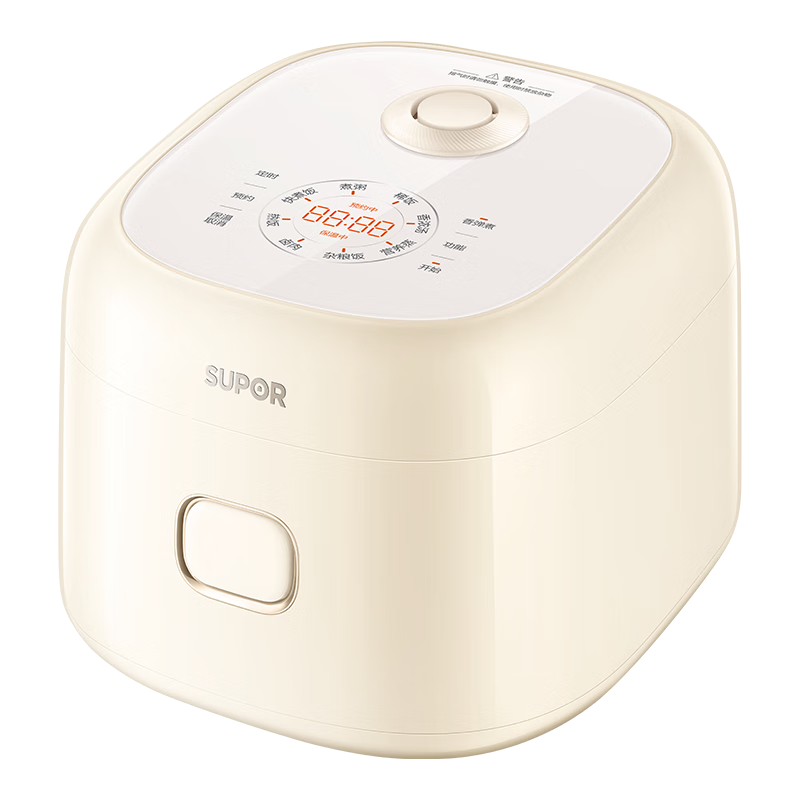 苏泊尔(SUPOR)电饭煲2-3人0涂层3升不锈钢家用小电锅煮饭煲汤煮粥锅多功能小型迷你微压电饭锅30FC2066