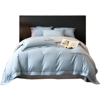 安居先森C1373赫伦an2402329宽边刺绣全棉四件套 (计价单位:套)海青色