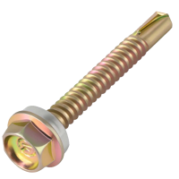 德素 彩锌六角钻尾丝 5.5*30/ 个