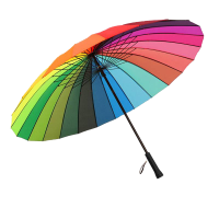 自动直杆彩虹伞(80*5*5 )