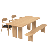 铭思达实木餐桌