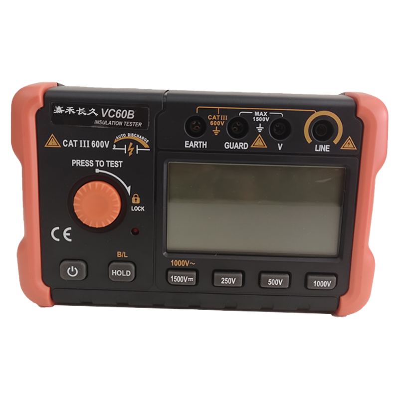 嘉禾长久 数字兆欧表 VC60B 台