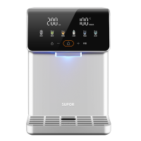 苏泊尔(SUPOR)即热式饮水机4L大容量台式家用直饮机制冷即热两用一体机富锶矿化泡奶保温杯SW-JR40T08PRO