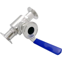 中锦科技 不锈钢快装三通球阀L型 定制 个