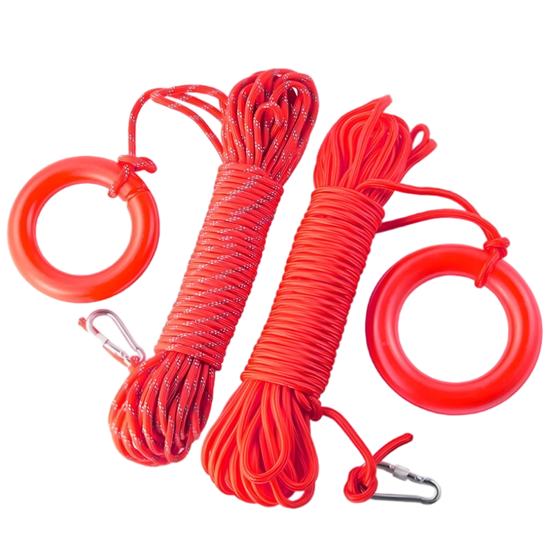 安盾帅 救援绳 橘色绳8mm+30米配环钩 (计价单位:根)