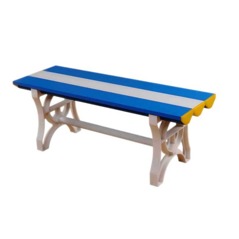 易企采 150*40*45CM ABS塑料长条凳 健身房游泳馆浴室防水更衣换鞋凳体育馆休息凳 单位:张