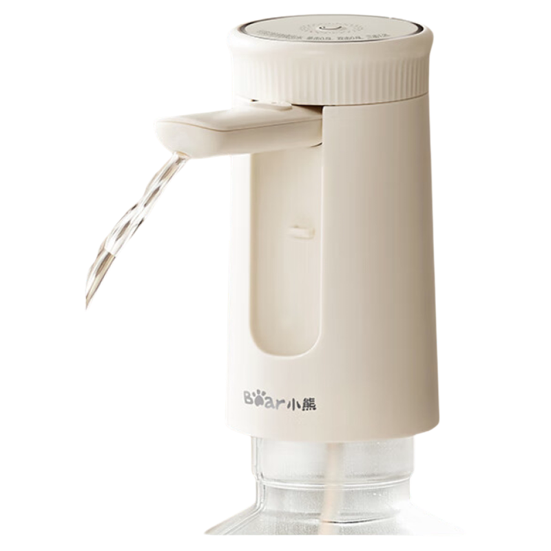 小熊(Bear)桶装水抽水器 饮水机抽水泵神器 水桶取水器 电动上水器矿泉水压水器自动吸水器