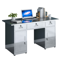 宜掌柜 不锈钢办公桌