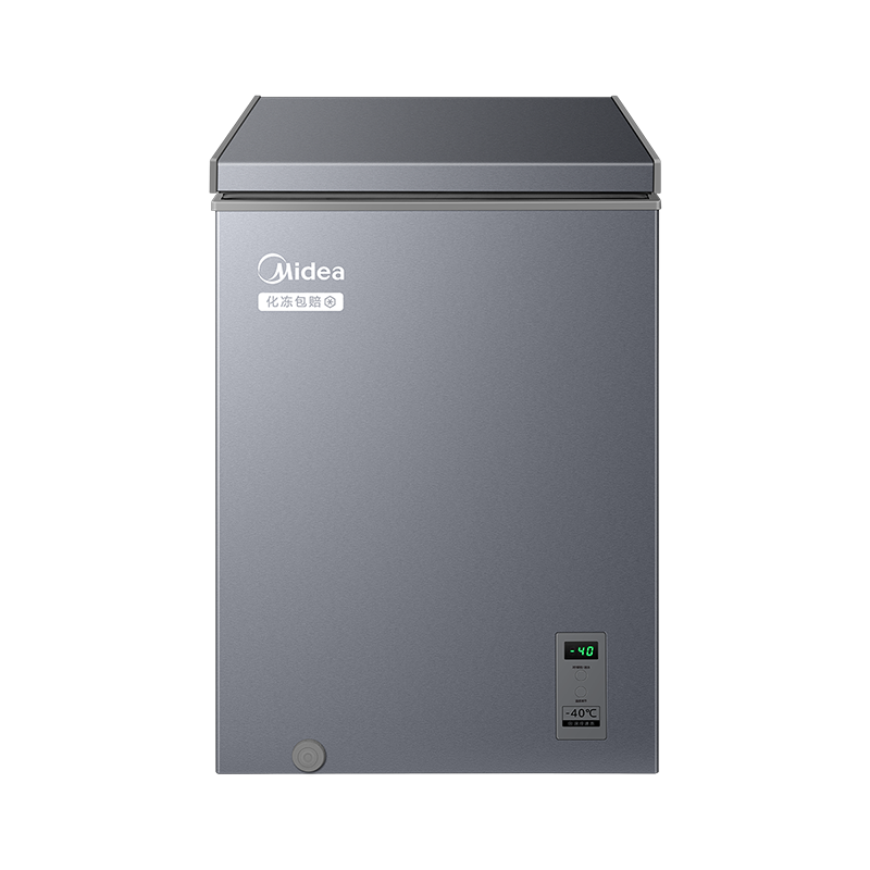 美的(Midea)100升冷柜 [升级减霜]减霜80%家用商用节能省电一级能效电脑控温冷柜BD/BC-100KEM(E)