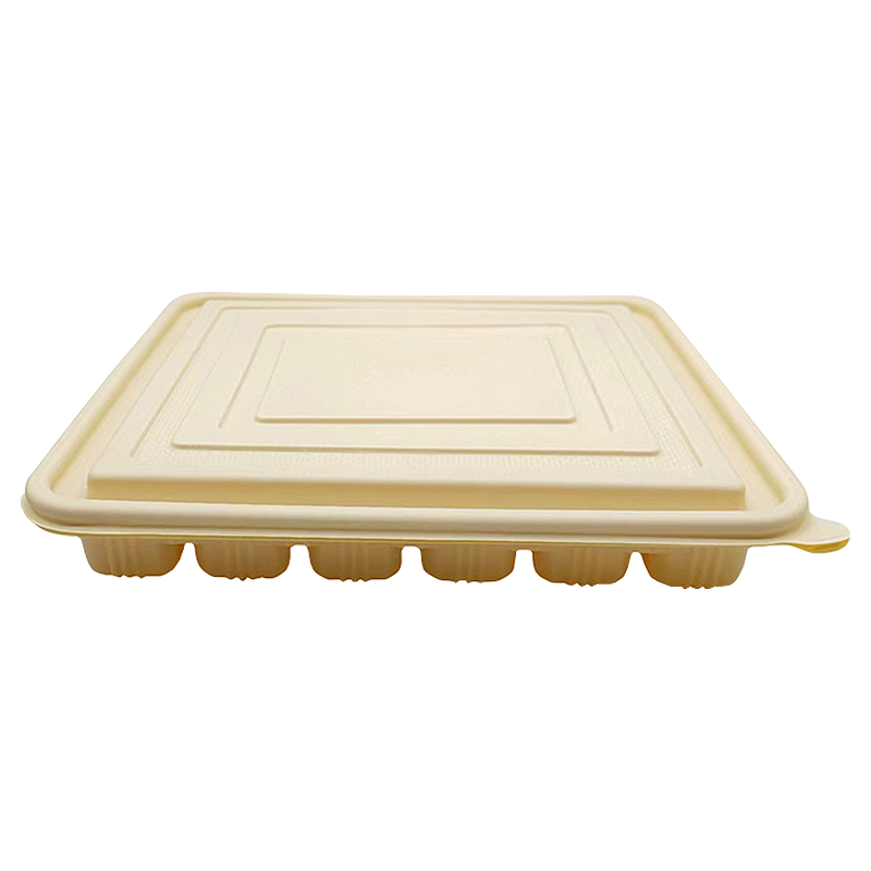 DERUIMAN一次性可降解18格饺子餐盒外卖饭盒