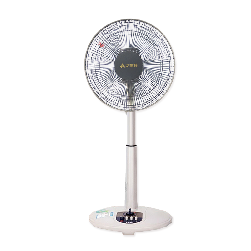 艾美特(Airmate)电风扇12寸台式落地扇摇头浅灰色升降台立扇S314AT2