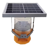 鸿灵睿芯 RX-JSD01 DC3.7V 5W IP66 75次/min LED 太阳能语音警示灯 (计价单位:盏)黄色