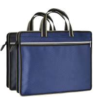 云曳双层拉链牛津布手提袋31*30*12 (120克)