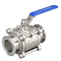 中锦科技 不锈钢三片式快装球阀 定制 个