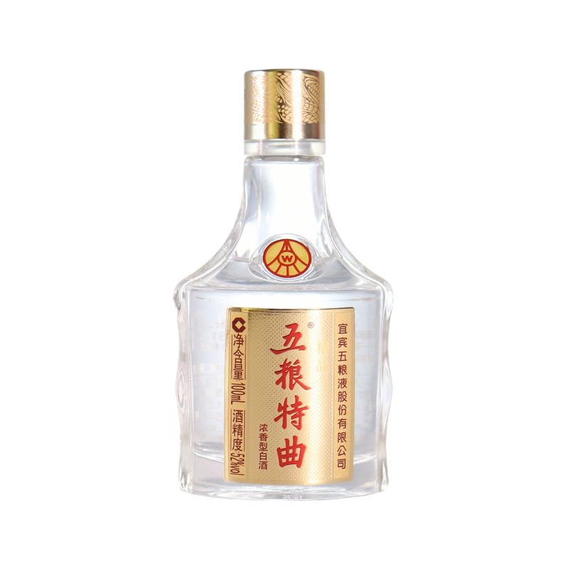 五粮液 五粮特曲精品 52度100ml 浓香型小酒 带非卖品字样