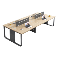 质凡简约现代钢木办公桌1200*600*40cm可拆装定制设计