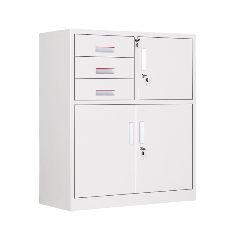 豫众诺 钢制文件柜 三斗保下节柜 台