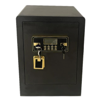 止臣 保险柜 保险箱电子密码锁保险收纳柜家用保险箱存放柜储物柜 60cm密码+黑 个