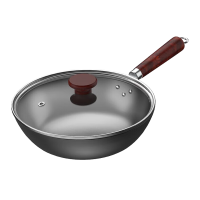 苏泊尔(SUPOR)炒锅精铁锅无涂层不锈炒菜锅燃气灶明火电磁炉通用VC32BH01 32cm