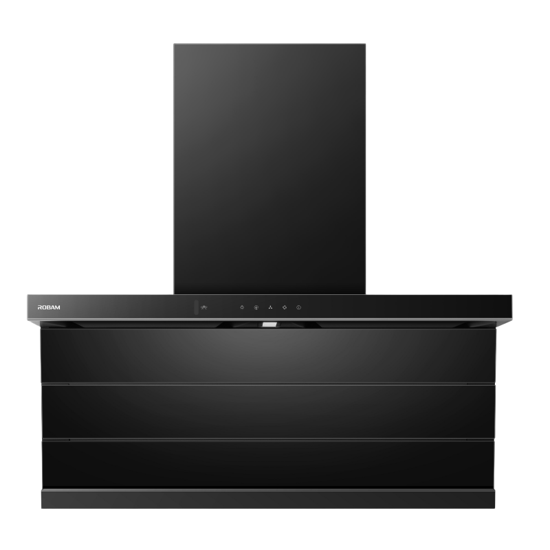 老板[第五代小黑翼D1H]30风量大吸力免费安装 抽排吸油烟机燃气灶套装家用低音一级能效 D1H顶配单烟机