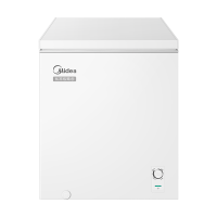 美的(Midea)冷柜143升卧式商用家用冰柜大冷冻柜单温冷藏柜囤货保鲜冰柜一级能效BD/BC-143KMB(E)极地白