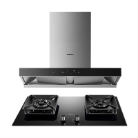 [变频]老板(ROBAM)烟灶套餐两件套 欧式触控式挥手智控25立方抽油烟机5.2kW灶具厨电套装65D3S+57B6D