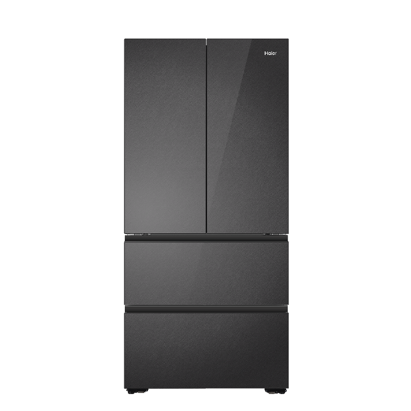 小红花系列海尔(Haier)501升多门法式冰箱 专业超薄 全域净化彩晶玻璃面板 BCD-501WGHFDEDBXU1