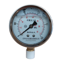 嘉禾长久 耐震压力表检测型 YTN60 0-0.25Mpa 块