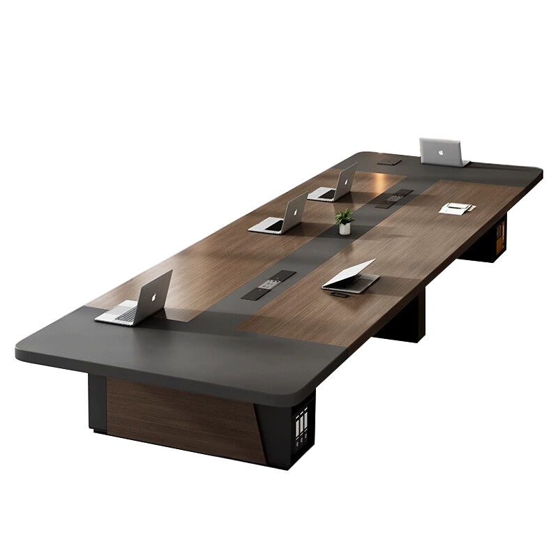 苏宁 质凡 长条桌现代简约会议桌/ZF-HYZ003/3500*1500*750mm 不含椅