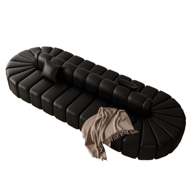 铭思达双面皮质沙发