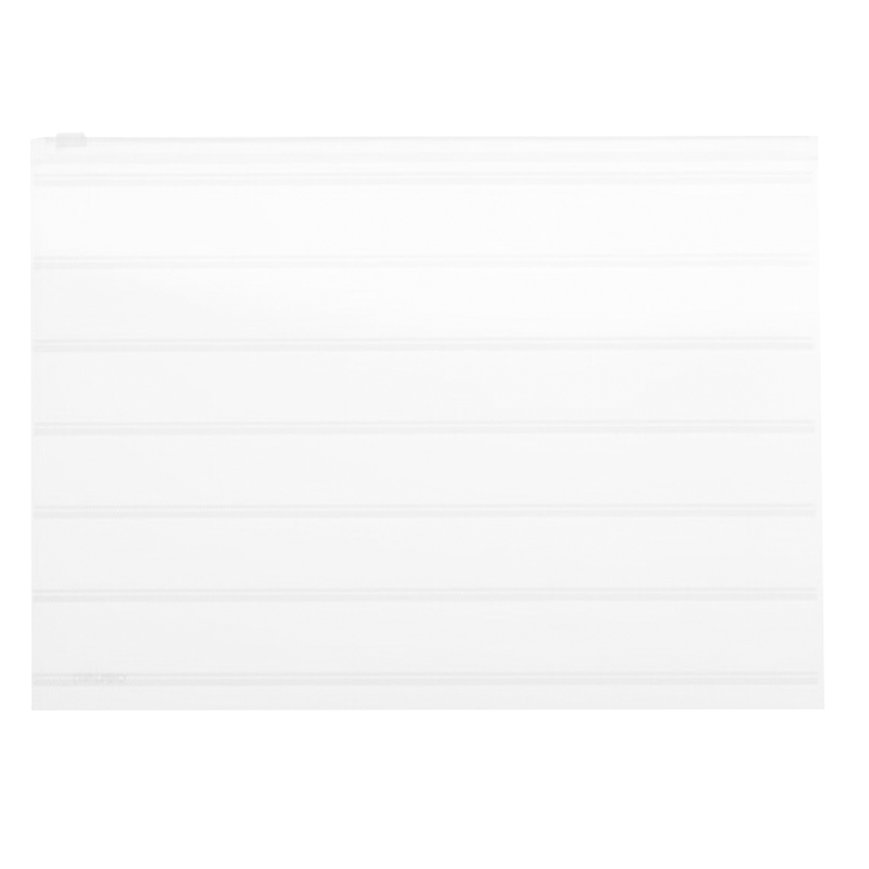 得力(deli)EVA拉链袋 内置隔层资料袋小学生科目分类文件袋 试卷文件凭证收纳 单只装 紫色PP109