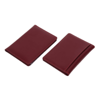 皮革工作证收纳包(6卡位-背面插卡)个