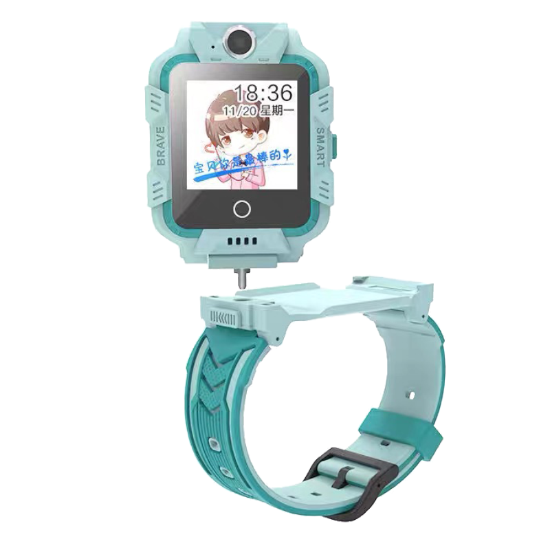 小霸王智能儿童电话手表H04全网通视频插卡通话双摄双摄可拆卸微聊支付定位拍照