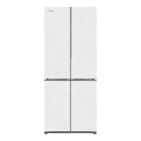 新飞智能十字对开门冰箱BCD-520WGQ8C 520升嵌入式彩晶玻璃面板一级能效变频