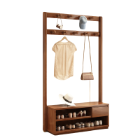 铭思达实木衣帽架