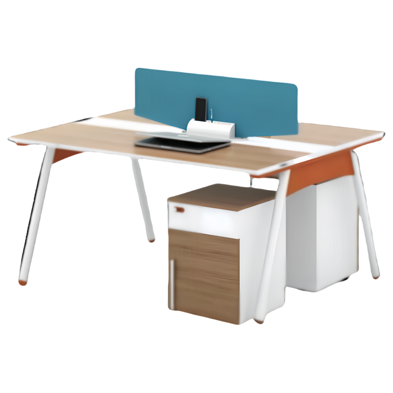 静科办公桌椅套装120*120*75cm+椅子2把套