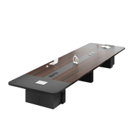 苏宁 质凡 现代简约会议桌长条大型会议桌/ZF-HYZ043/2400*1200*750mm 不含椅