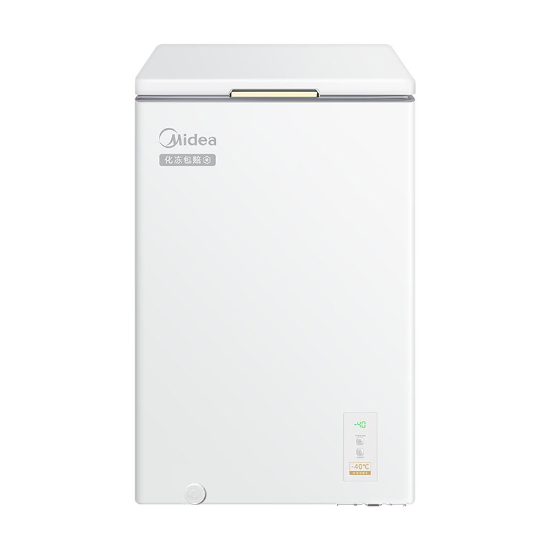 美的(Midea)专利减霜冷柜零下40℃超低温小冰柜家用冰柜小型冷藏冷冻两用一级能效102升冷柜BD/BC-102EMR
