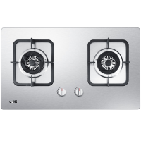 [官方旗舰]华帝(VATTI)台式嵌入式台嵌两用 大猛火力不锈钢燃气灶煤气灶炉具双灶具 i10039A 天然气