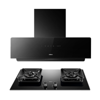 [变频]老板(ROBAM)烟灶套餐两件套侧吸触控式挥手智控25立方抽油烟机+5.2kW灶具厨电套装23A3S+57B6D