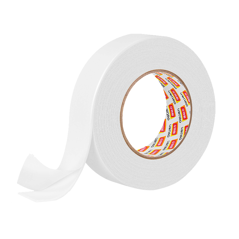 得力 纳米双面胶3.0升级 30mm*5m 强力高粘墙面贴无痕胶 网格透明防水纳米胶带 春联专用 1卷 JL6