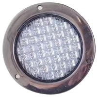 北奔重卡 消防车后尾灯 北奔ND1160汽车后尾灯 直径17cm圆形尾灯 白色