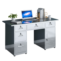 宜掌柜 不 锈钢 办 公桌