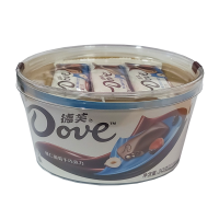 德芙 Dove巧克力碗装组合装牛奶巧克力白巧黑巧什锦礼盒装252g/249g