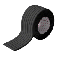 晨以橙 全背胶高粘防撞条W型 200*8cm 卷